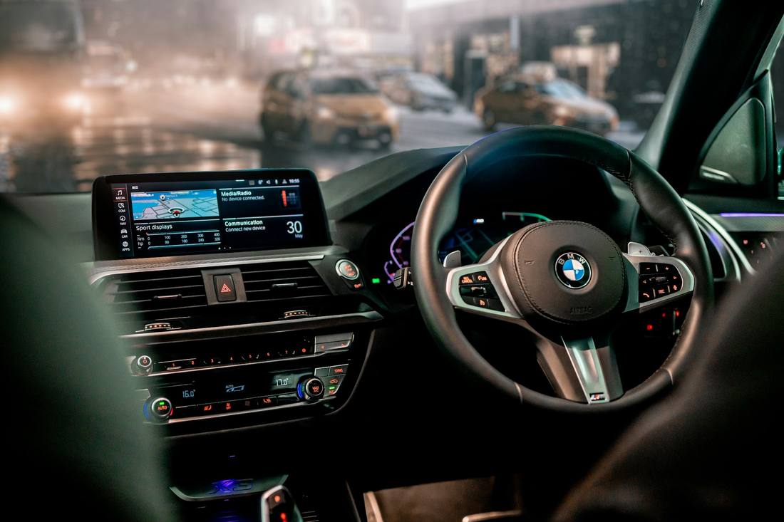 BMW interjero video